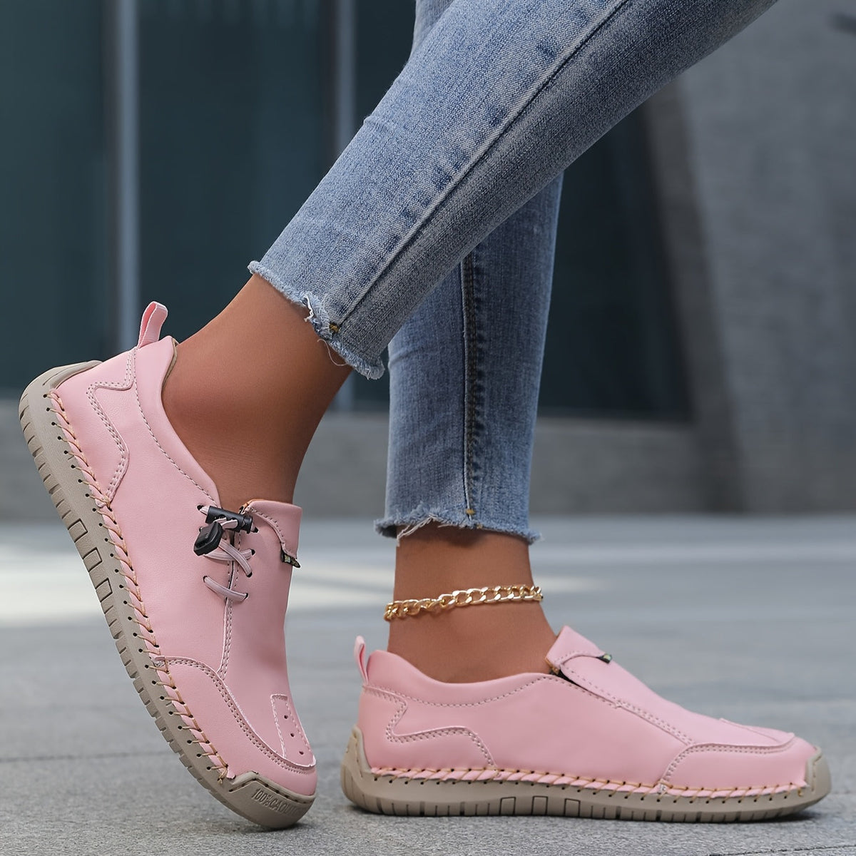 Polly – Orthopaedic Toggle-Lace Slip-On Shoes