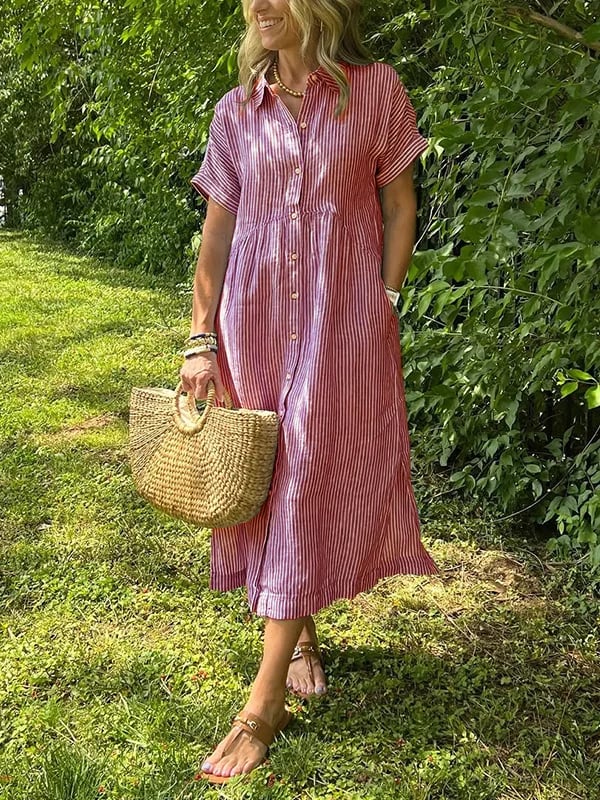 Irma dress in red