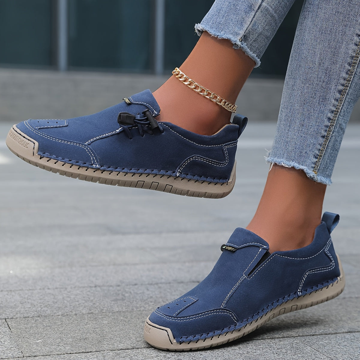 Polly – Orthopaedic Toggle-Lace Slip-On Shoes