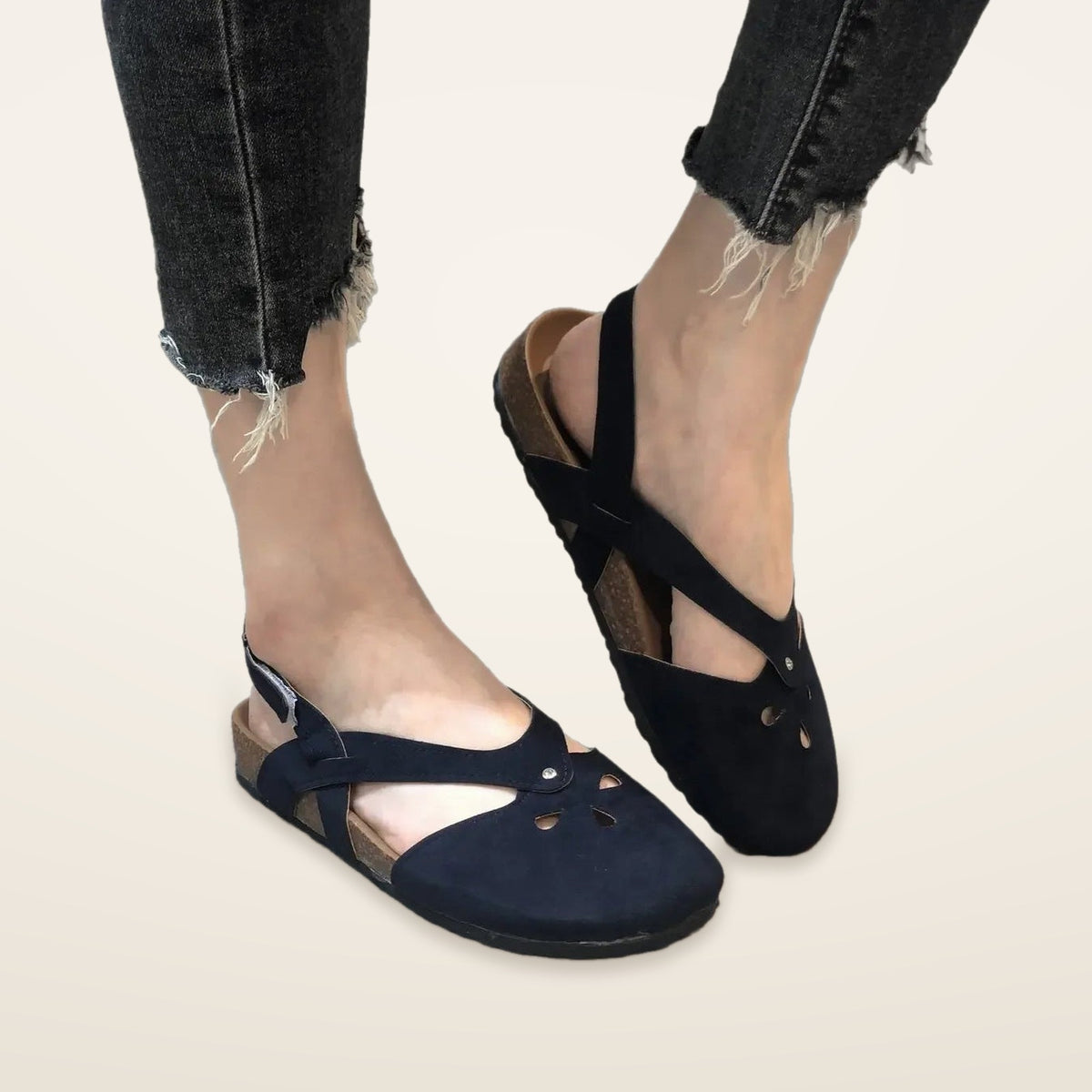 Genevieve Orthopaedic Closed-Toe Comfort Sandals