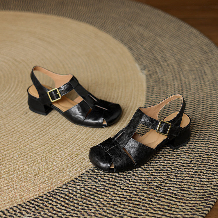 Amaya | Strappy Block-Heel Sandals