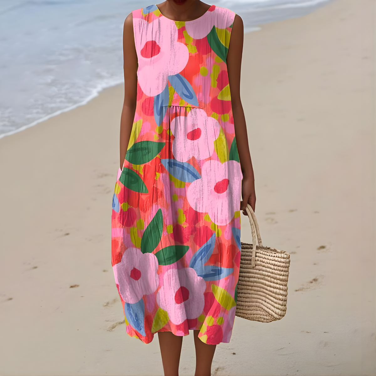 Indy™ | Vibrant Floral Summer Dress