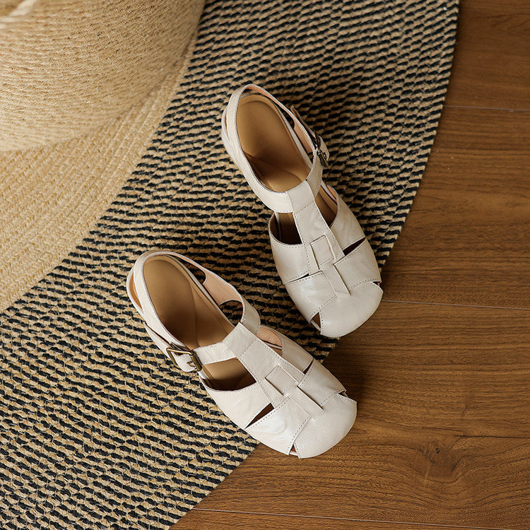 Amaya | Strappy Block-Heel Sandals