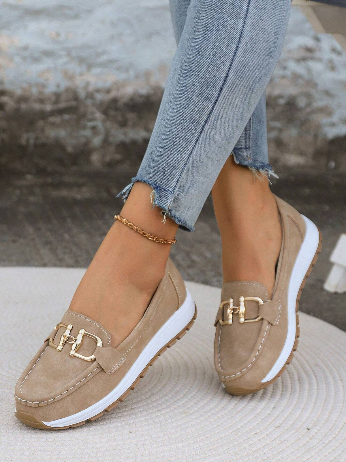 Elly - Orthopedic Chic Buckle Loafers