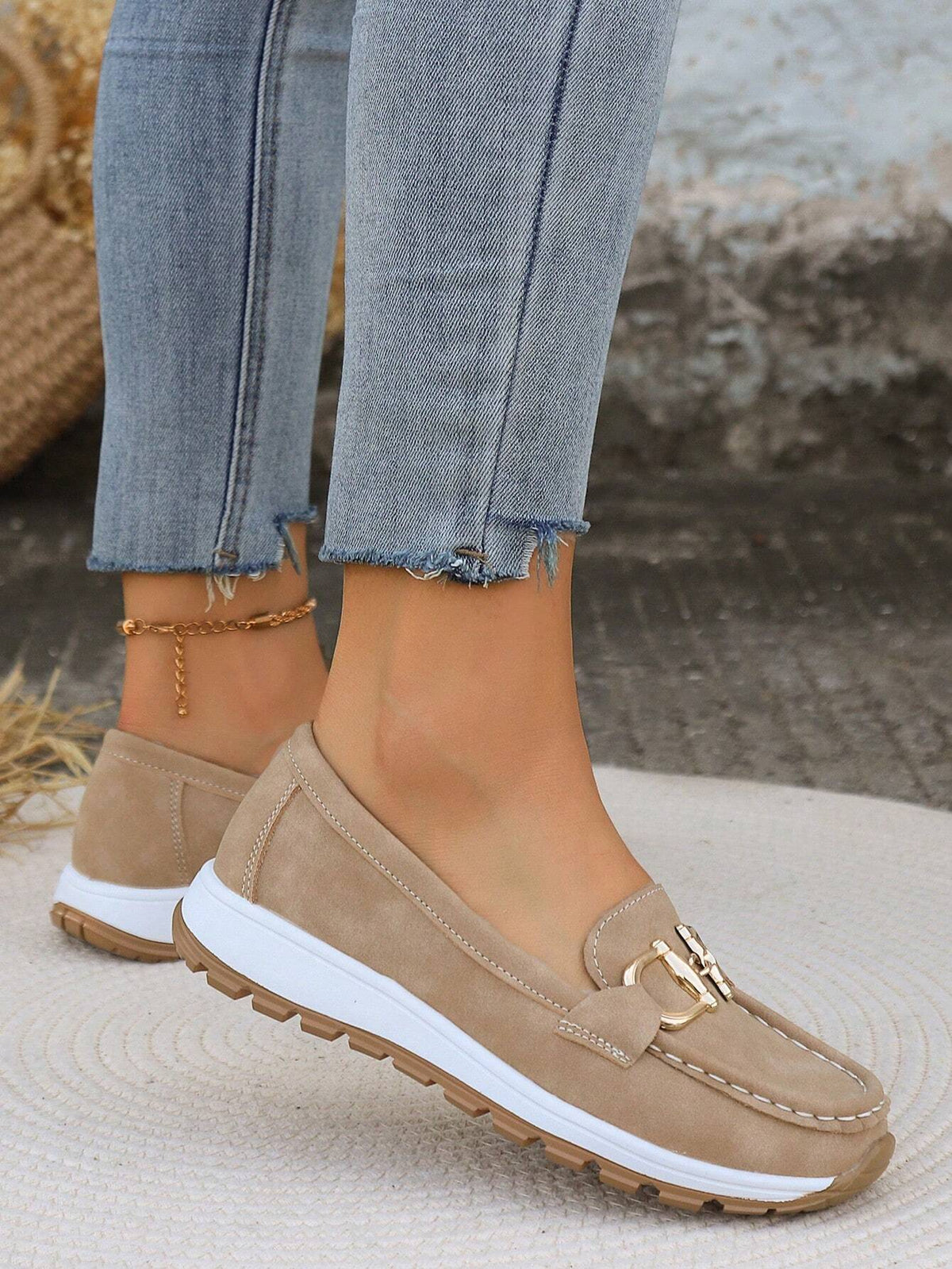 Elly - Orthopedic Chic Buckle Loafers