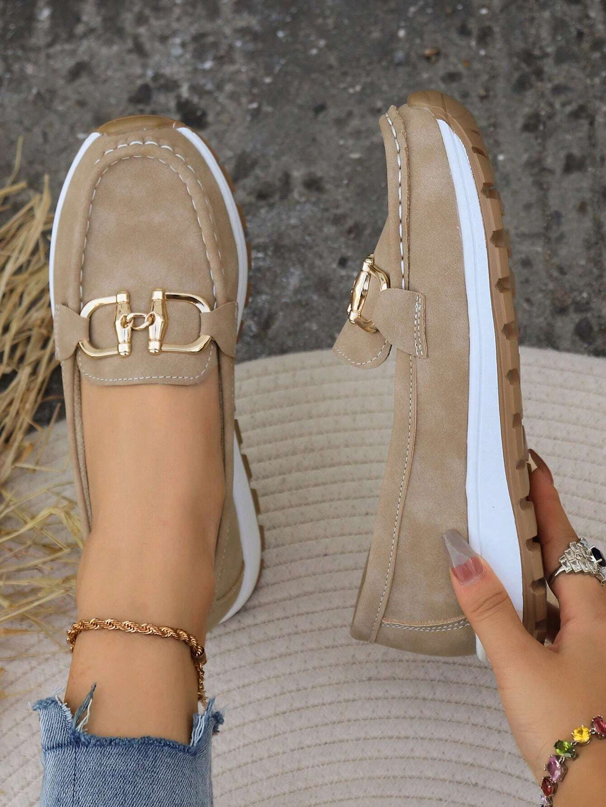 Elly - Orthopedic Chic Buckle Loafers