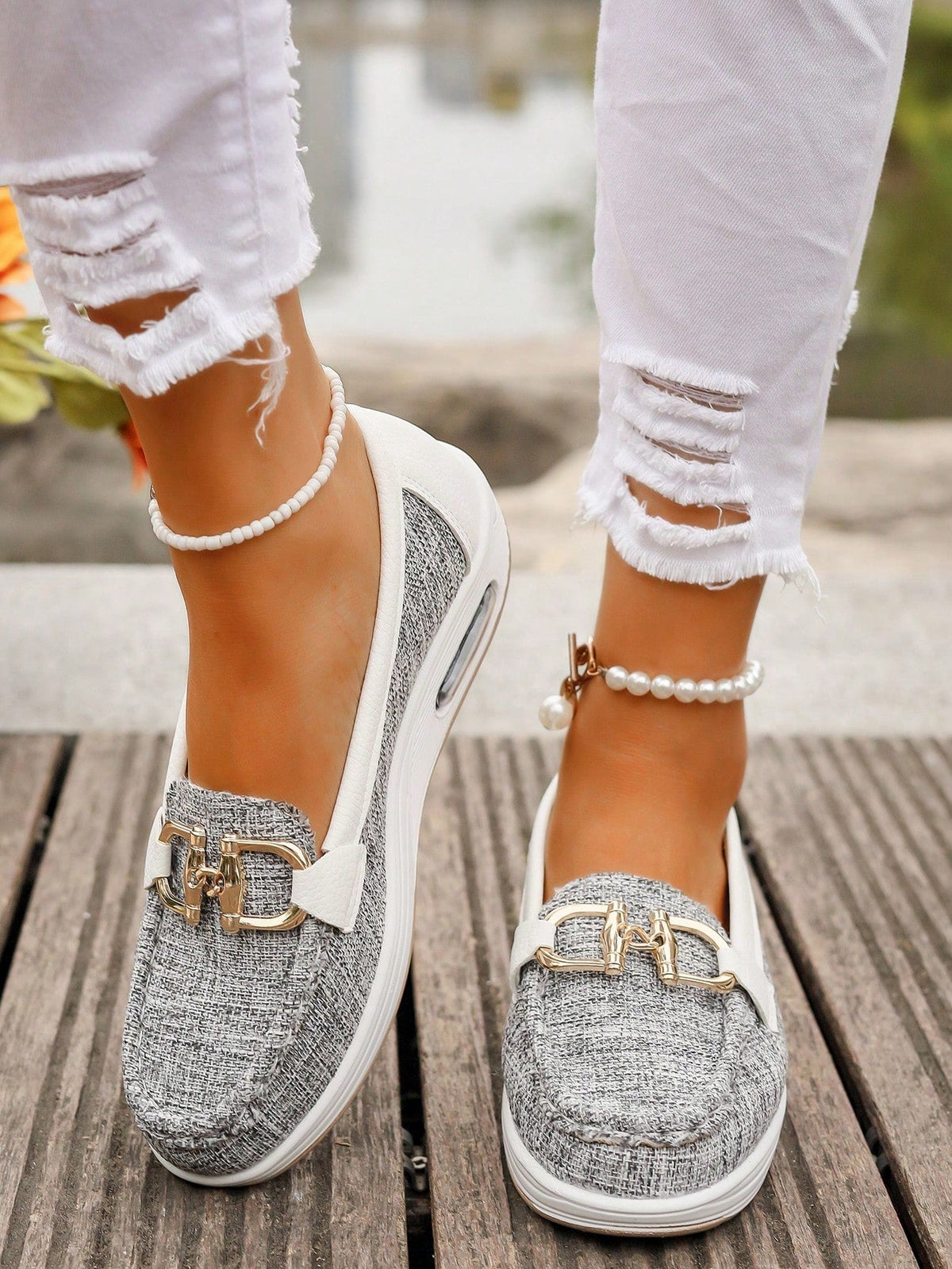 Elly - Orthopedic Chic Buckle Loafers