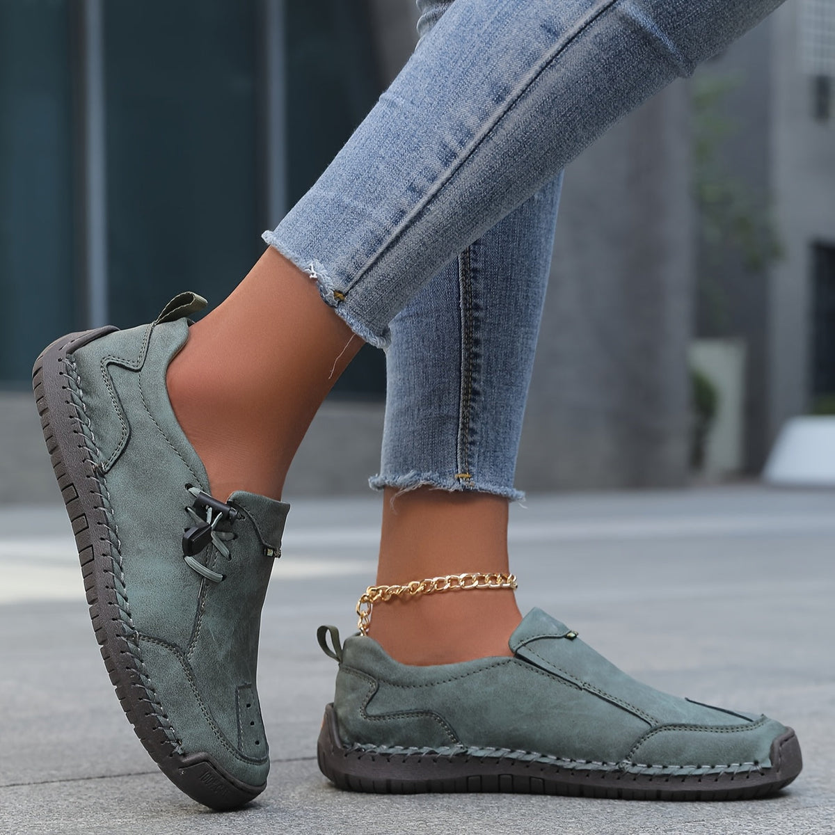 Polly – Orthopaedic Toggle-Lace Slip-On Shoes