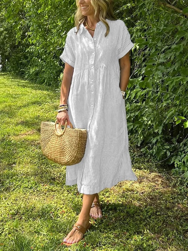 Irma dress in white