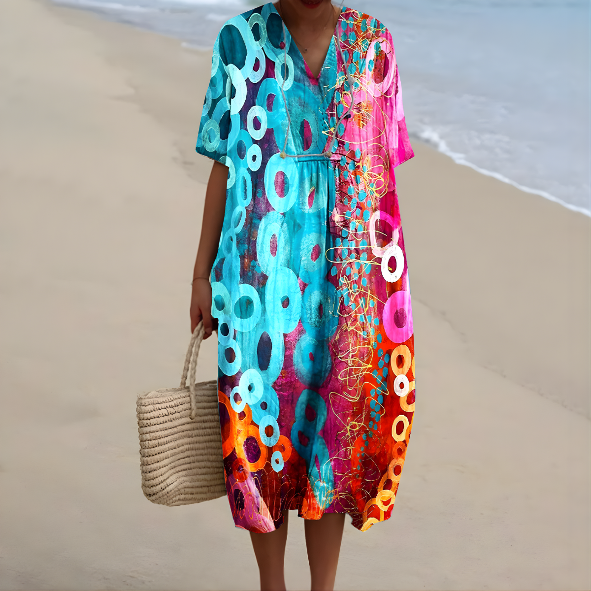 Addilyn™ | Vibrant Tie-Dye Summer Dress