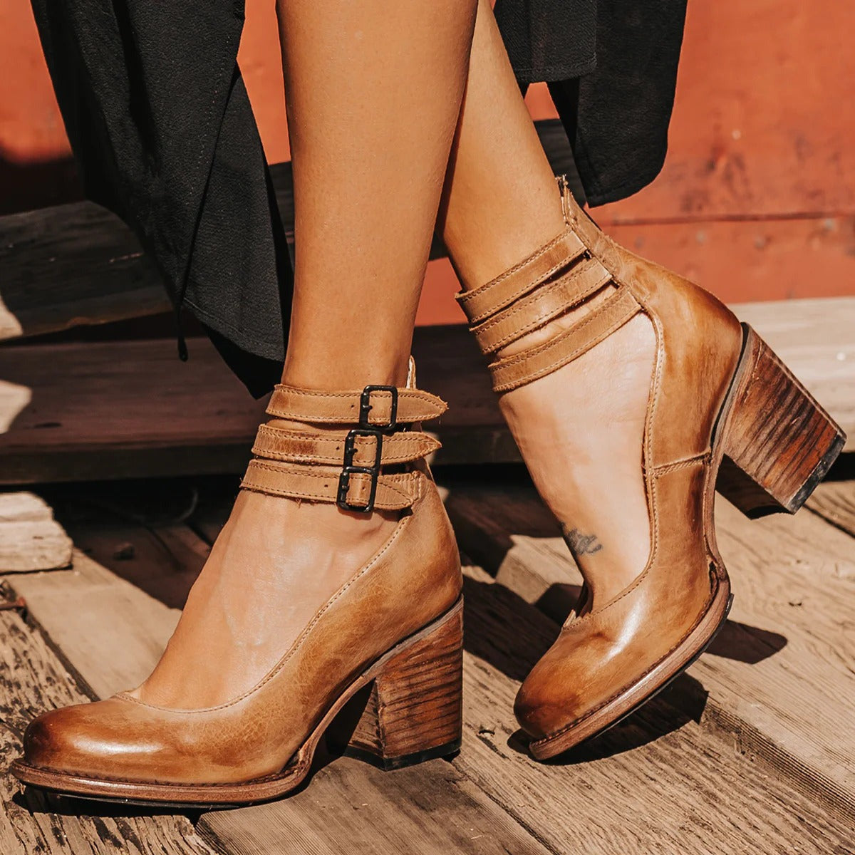 Roberta | Buckle Heeled Shoe