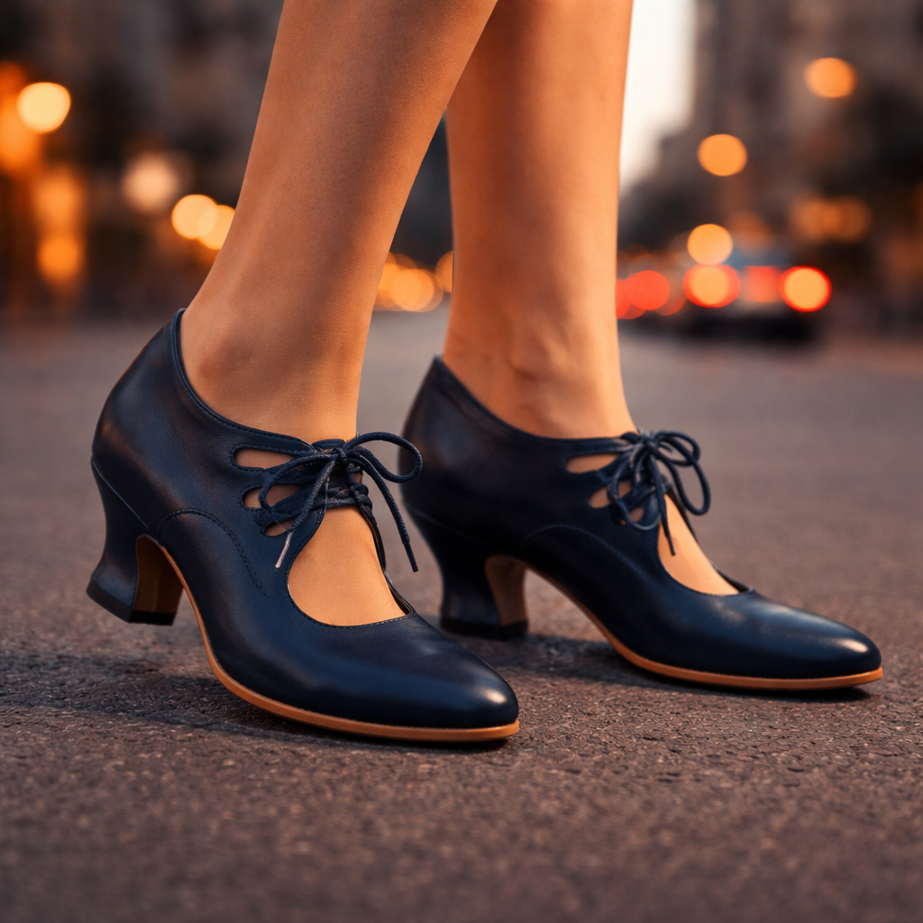 Camille | Refined Lace-Up Heels