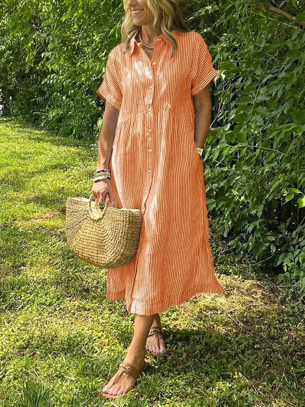 Irma dress in orange