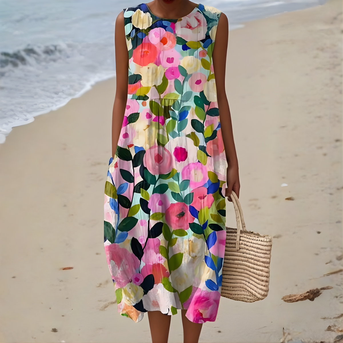 Milena™ | Sleeveless Summer Dress
