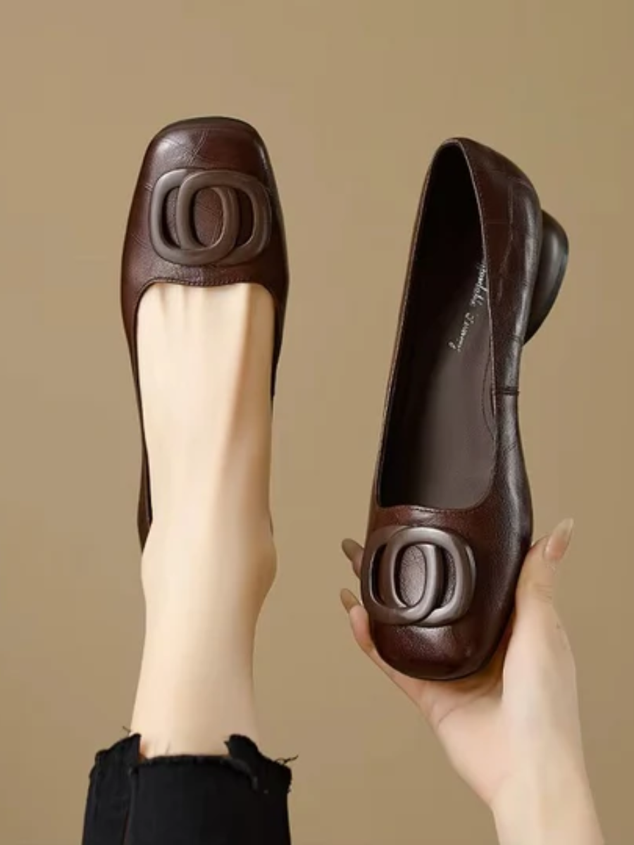 Opium – Refined Square-Toe Flats