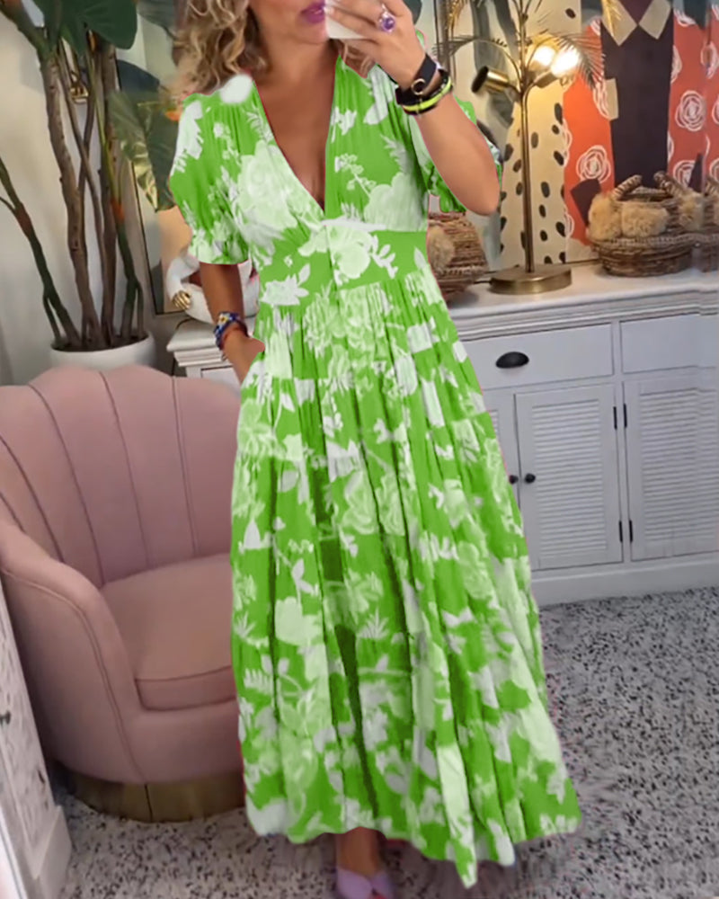 Beatrice | Flower dress with pockets