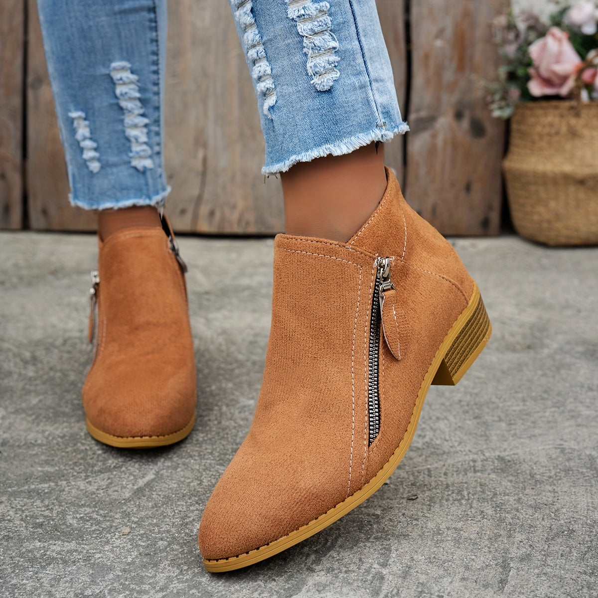 Susannah – Orthopaedic Side-Zip Ankle Boots