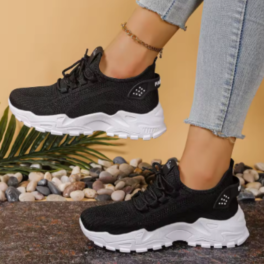 Noelene – Orthopaedic Knit Platform Sneakers