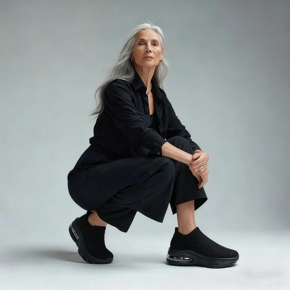 Clarissa – Orthopaedic Knit Slip-On Sneakers