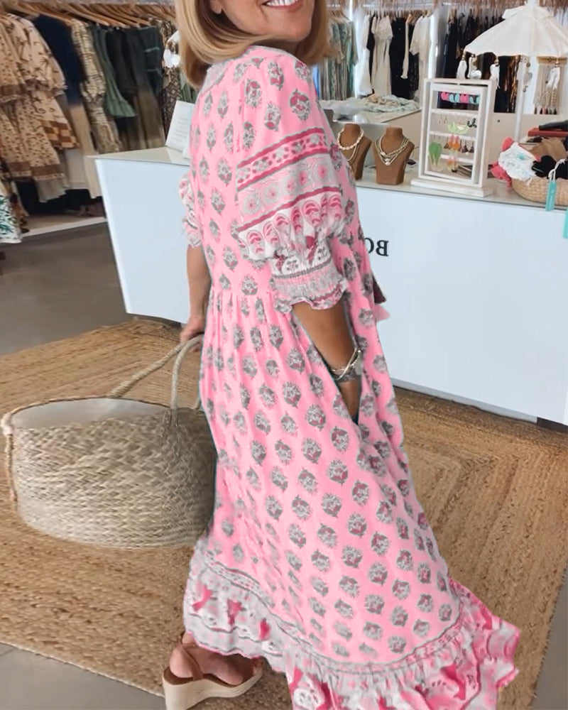 Rosalie | Flowing bohemian dress