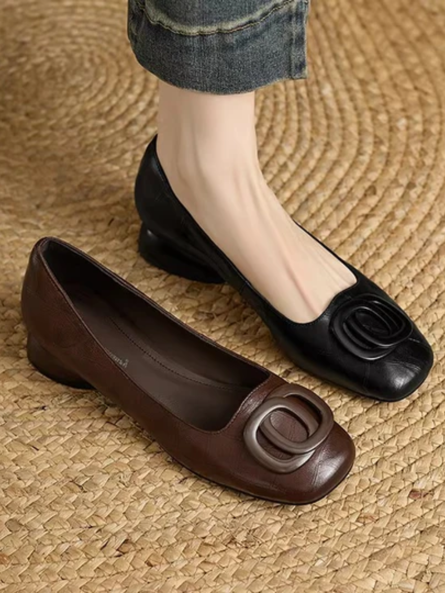 Opium – Refined Square-Toe Flats