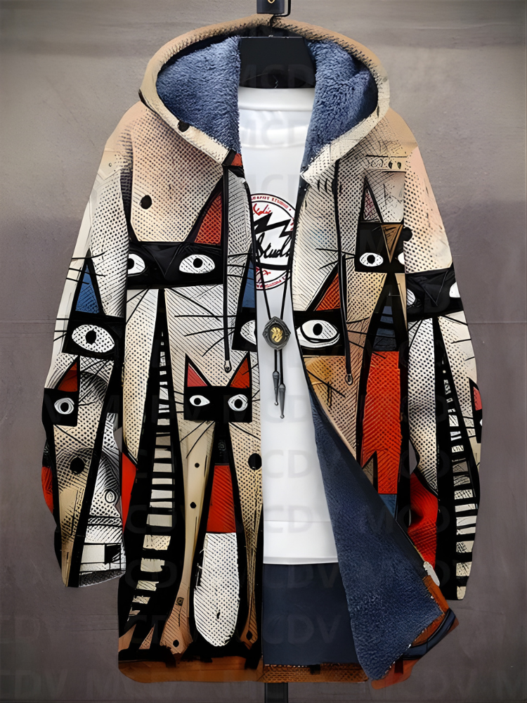 Luna™ - Luxurious Art-Inspired Zip-Up Hoodie