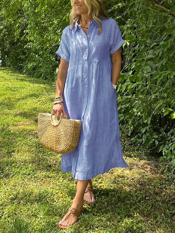 Irma dress in blue