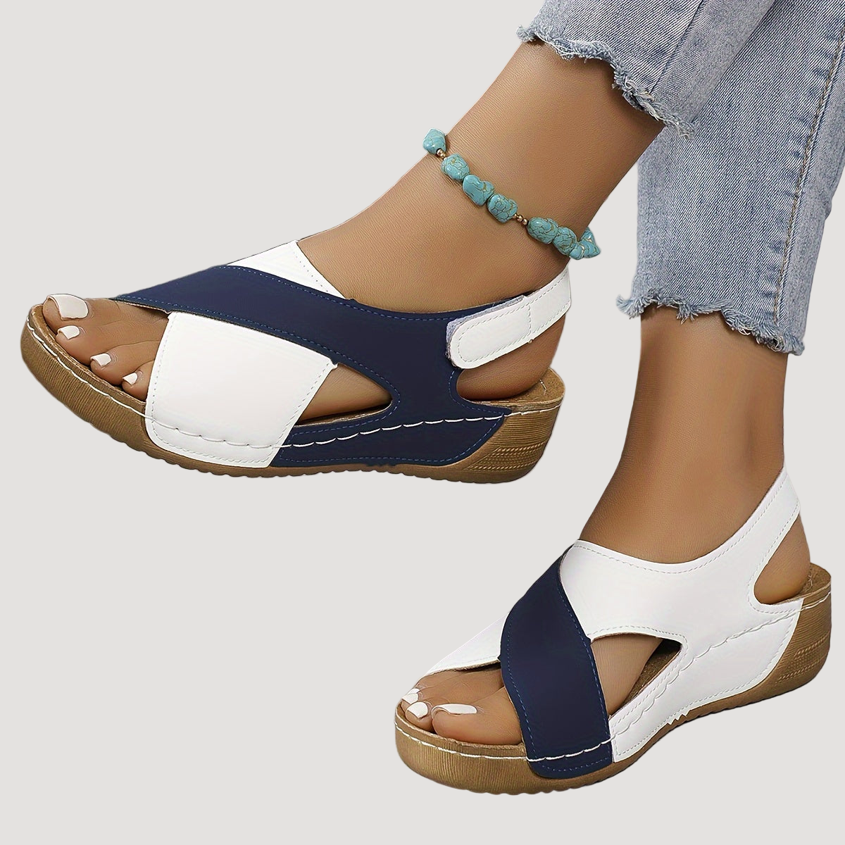 Danica™ | Comfy abstract sandals
