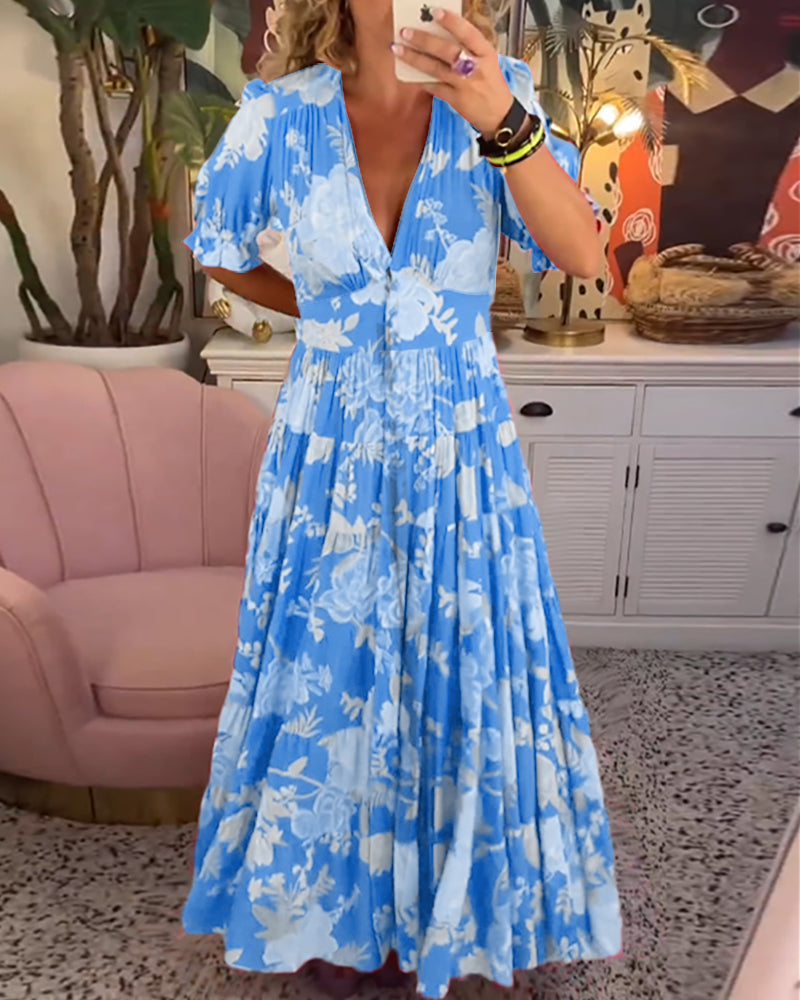 Beatrice | Flower dress with pockets