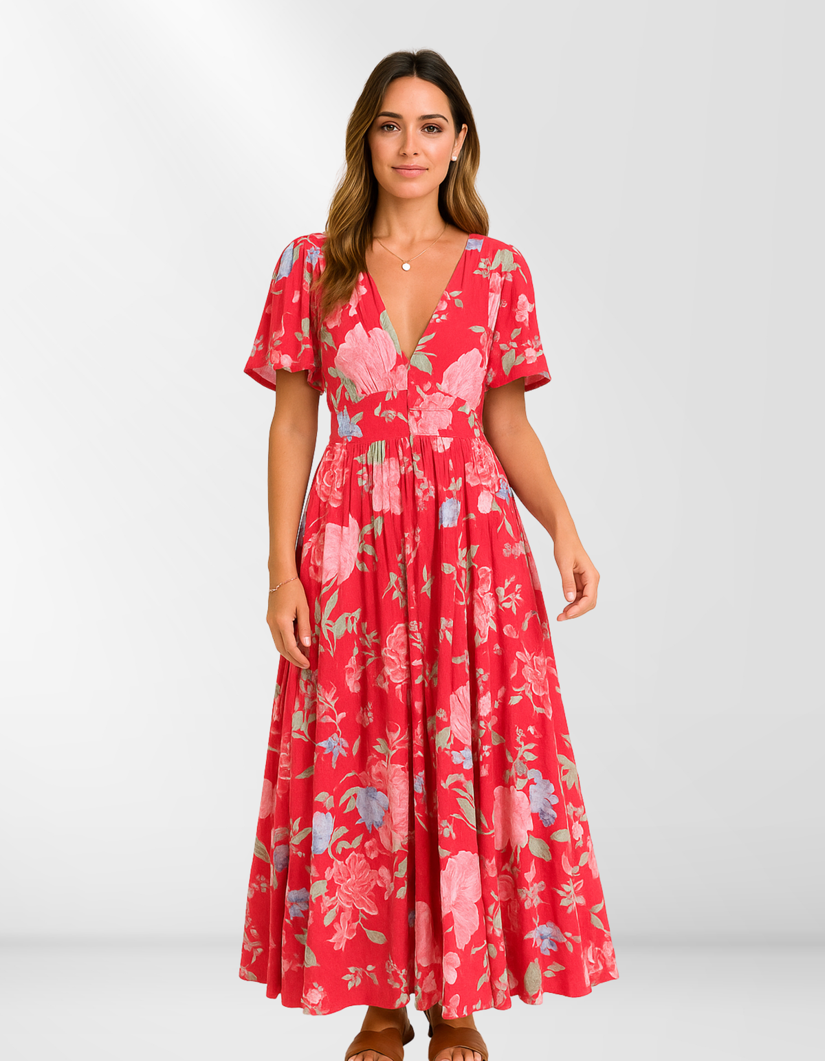 Beatrice | Flower dress with pockets
