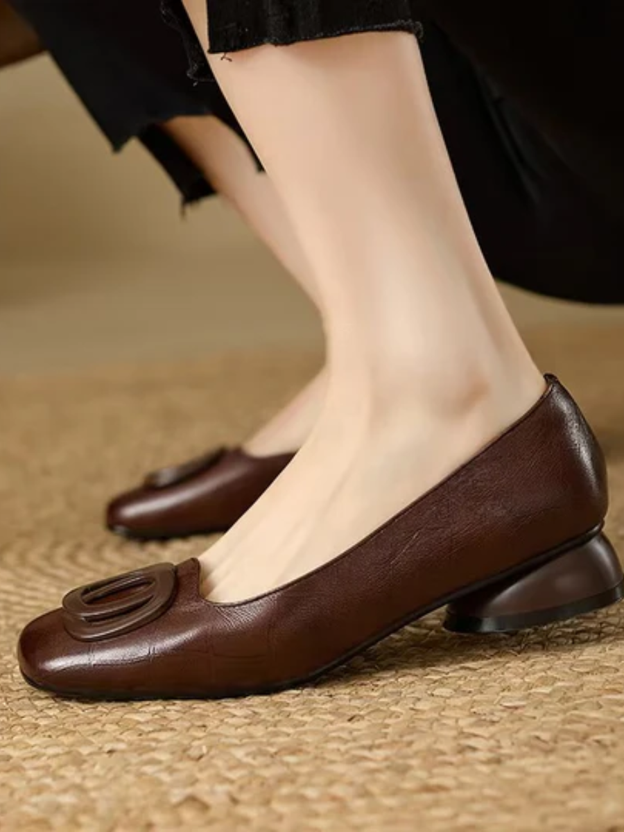 Opium – Refined Square-Toe Flats