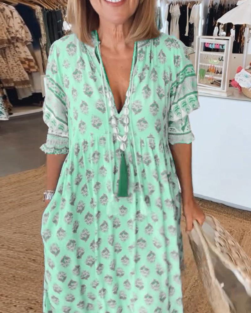 Rosalie | Flowing bohemian dress