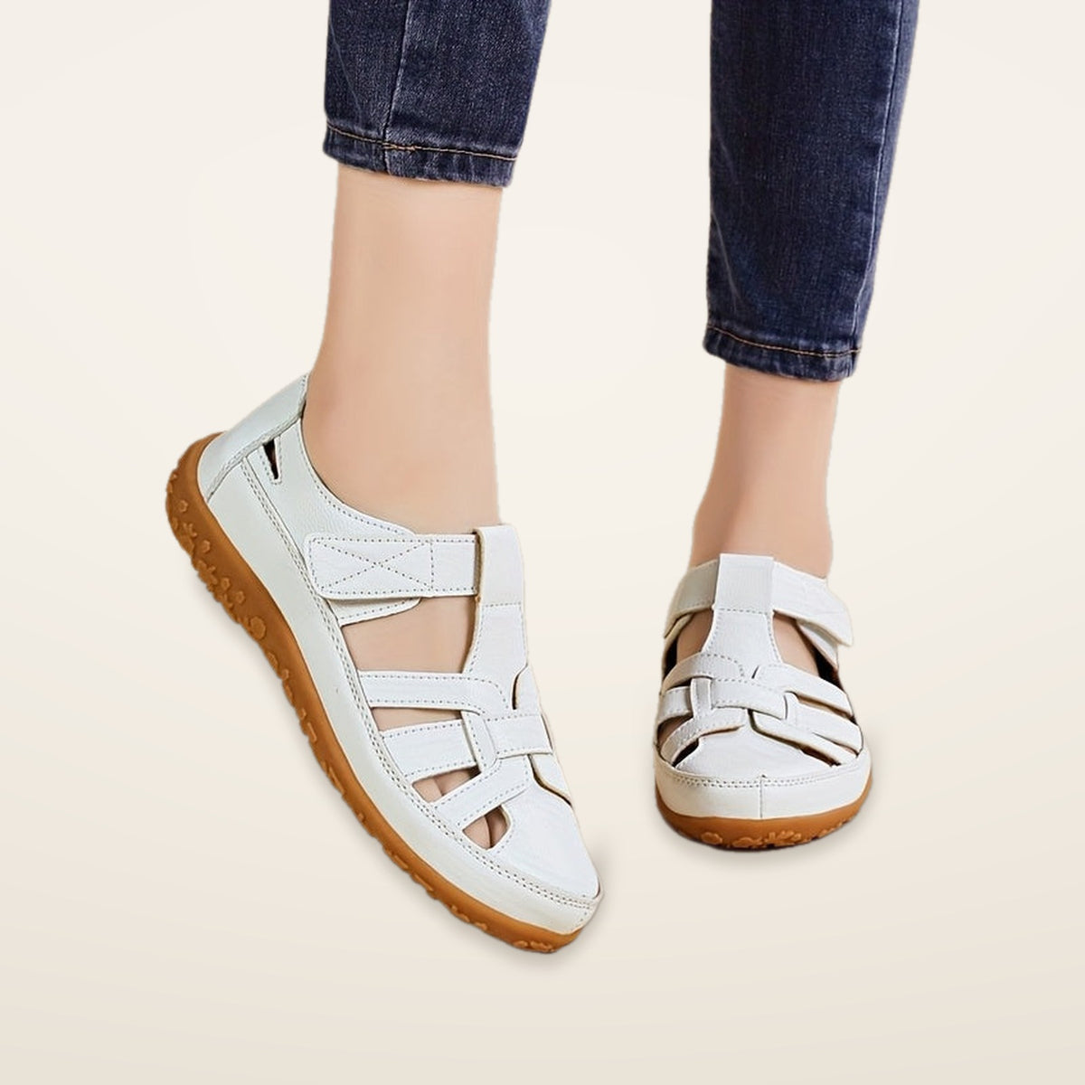 Phyllis Women's Orthopaedic Woven Strap Comfort Sandals