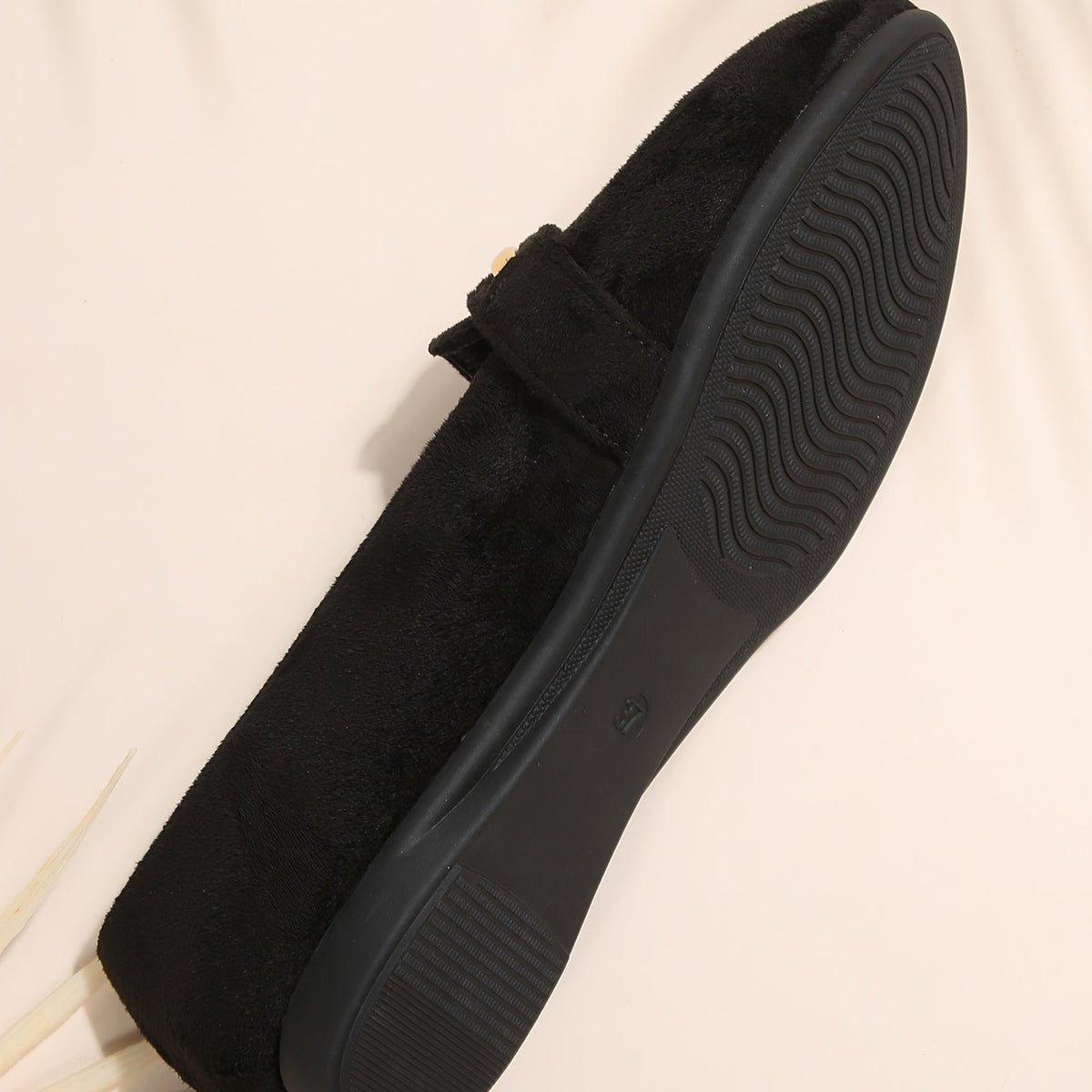 Ginny Pointed Suede-Look Loafers