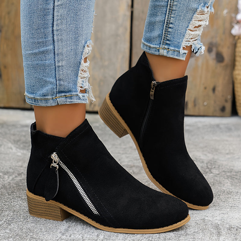 Susannah – Orthopaedic Side-Zip Ankle Boots