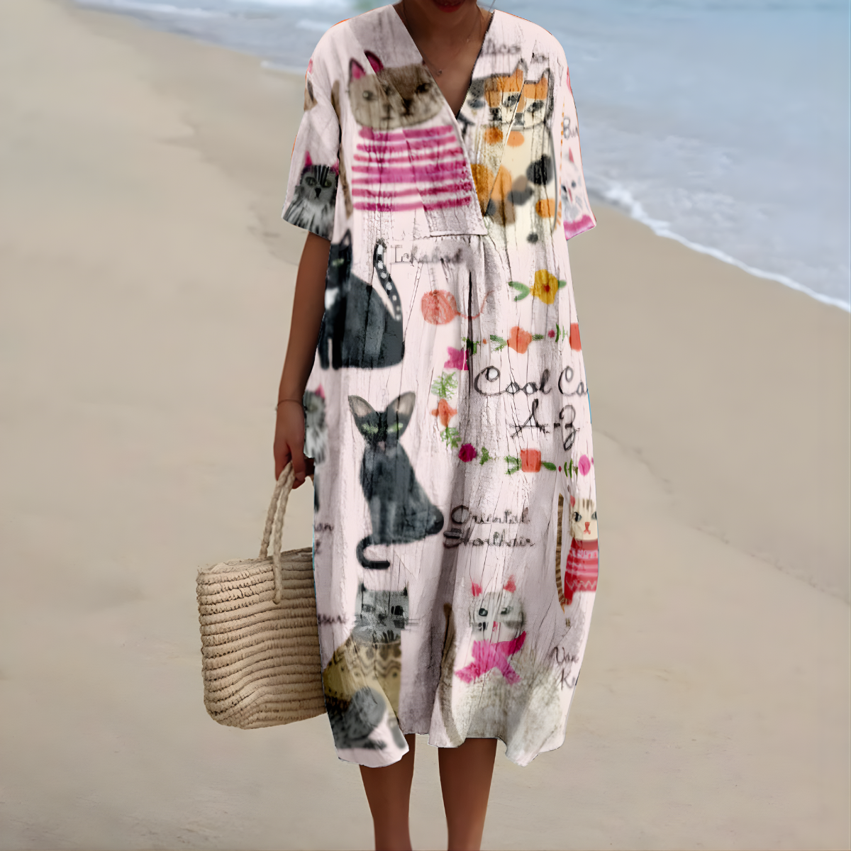 Jessie™ | Animal Print Summer Dress
