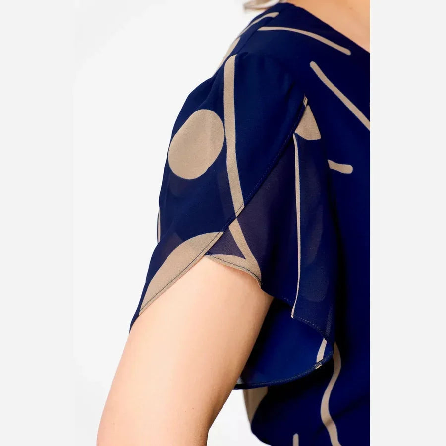IVY | NAVY MIDI DRESS