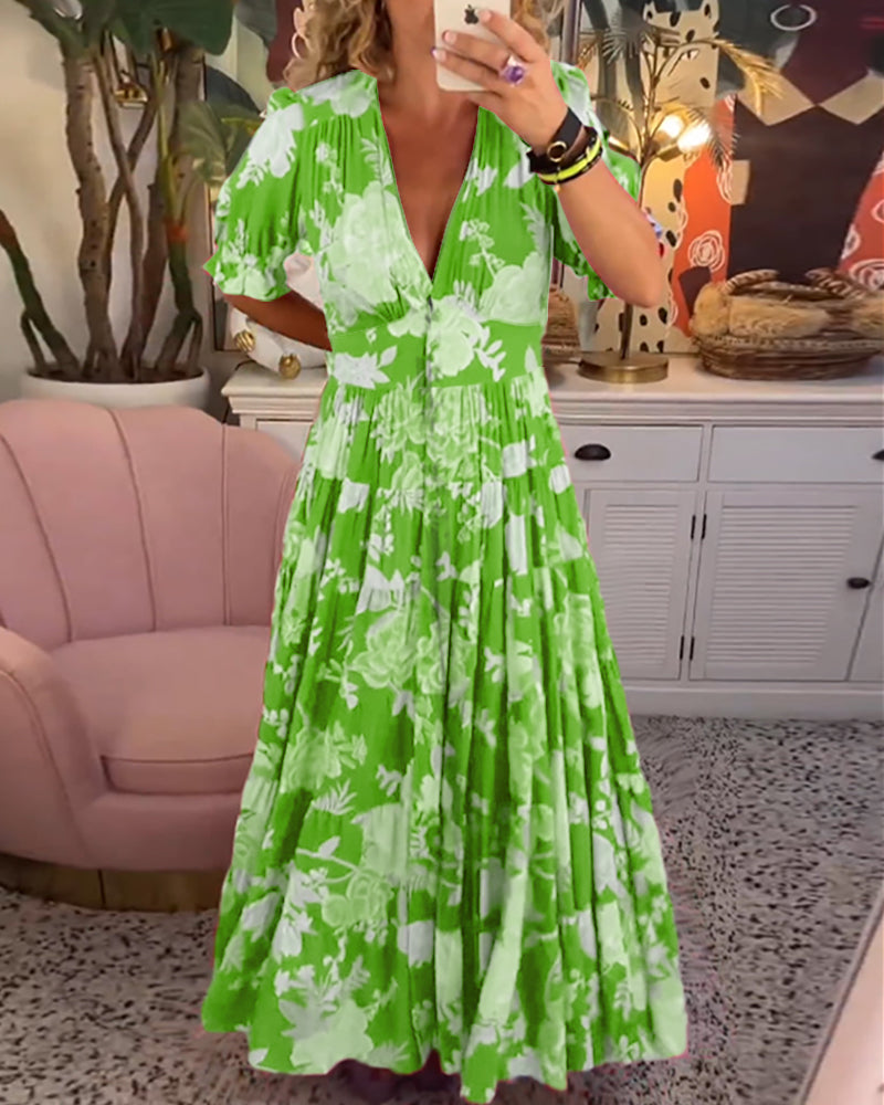 Beatrice | Flower dress with pockets