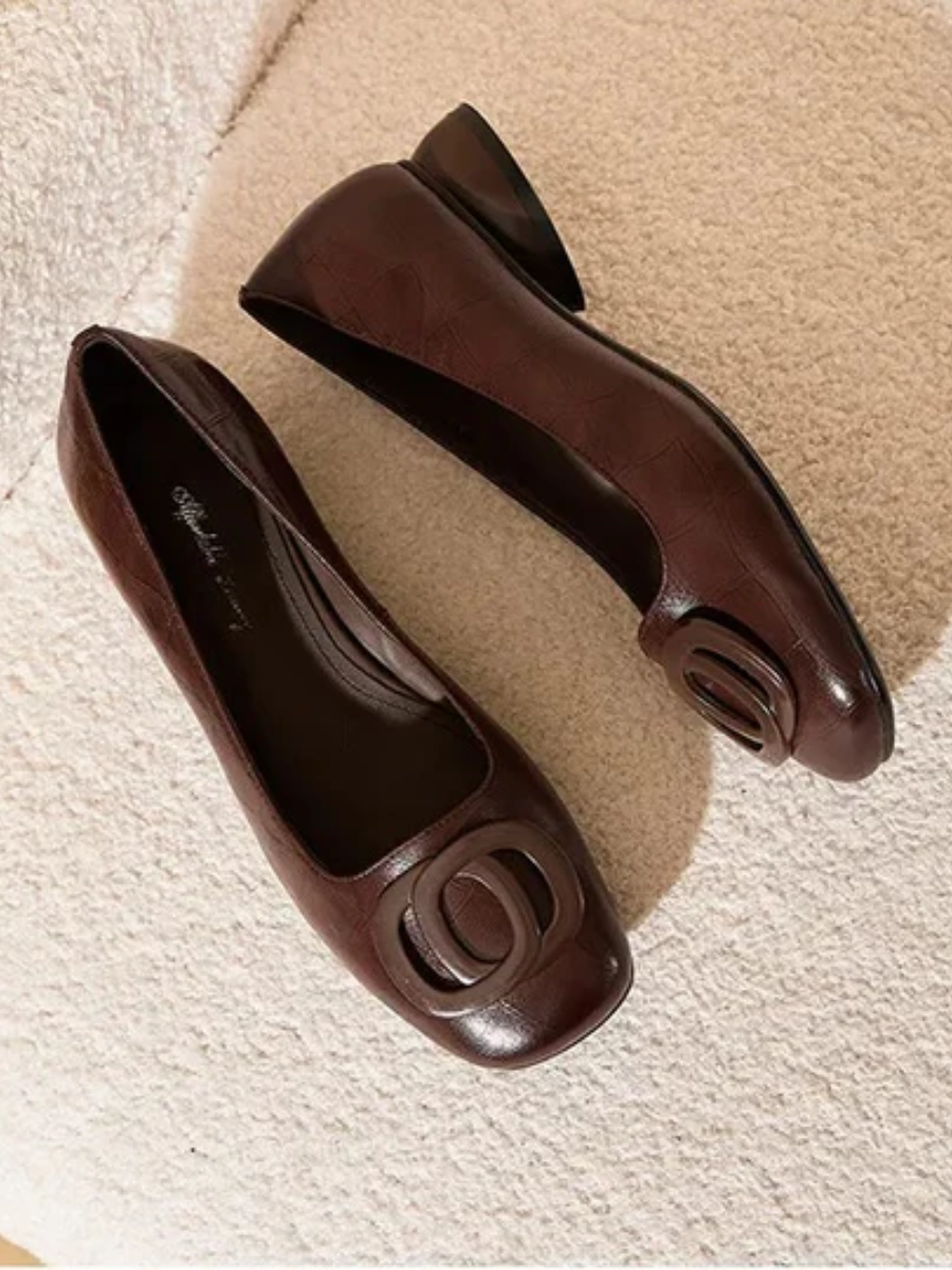 Opium – Refined Square-Toe Flats