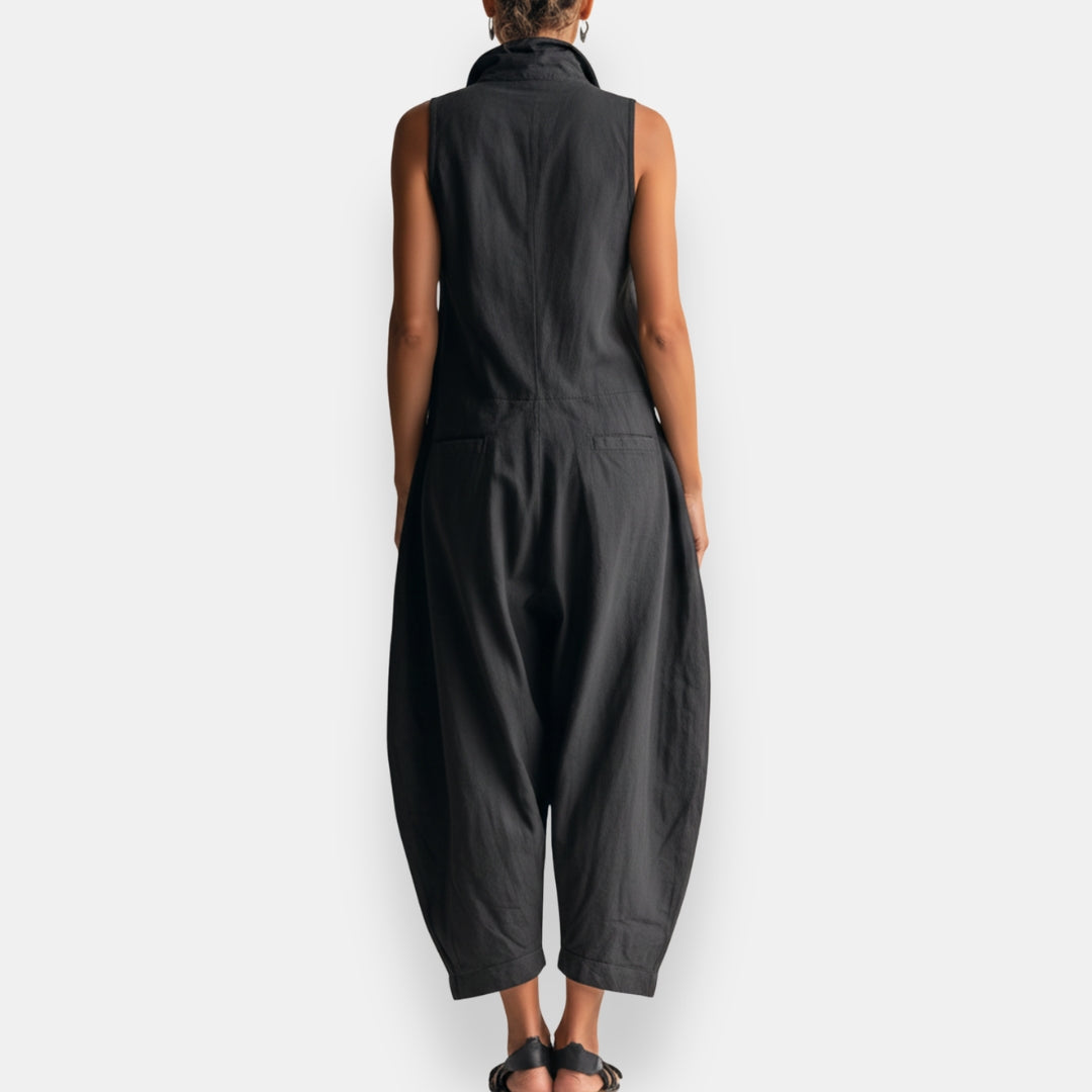 Geraldine - Oversized Sleeveless Jumpsuit