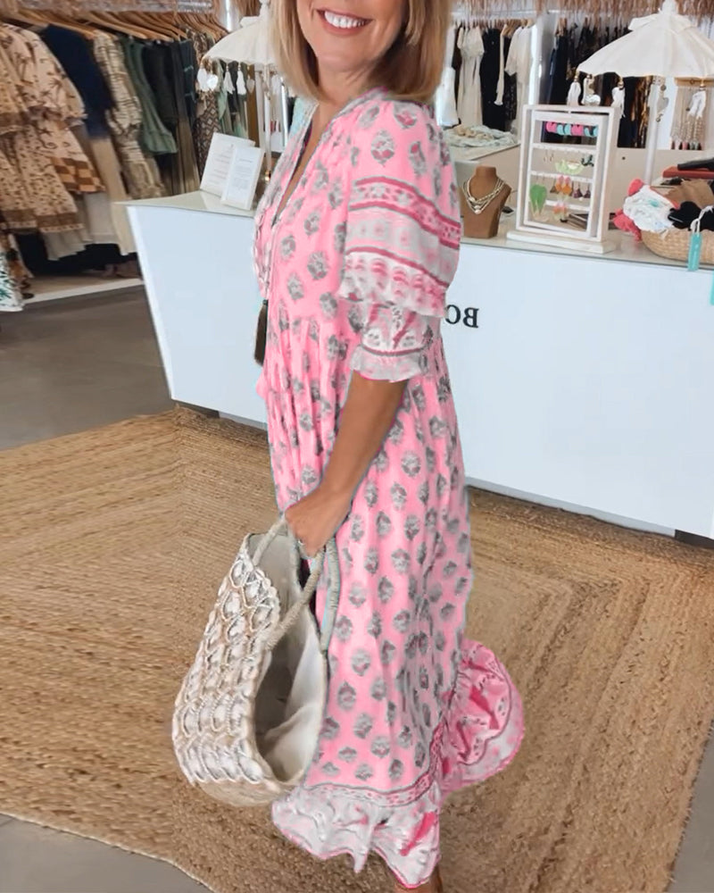 Rosalie | Flowing bohemian dress
