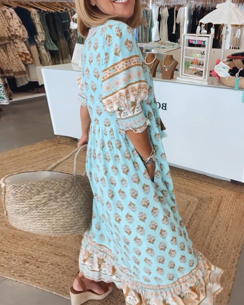 Rosalie | Flowing bohemian dress