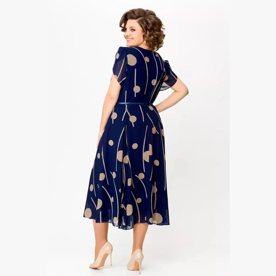 IVY | NAVY MIDI DRESS