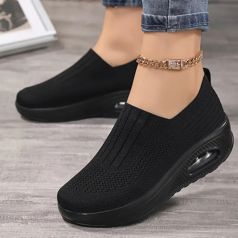 Clarissa – Orthopaedic Knit Slip-On Sneakers