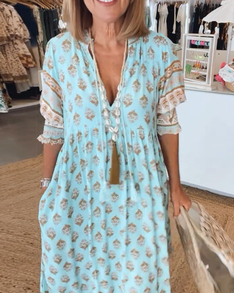 Rosalie | Flowing bohemian dress