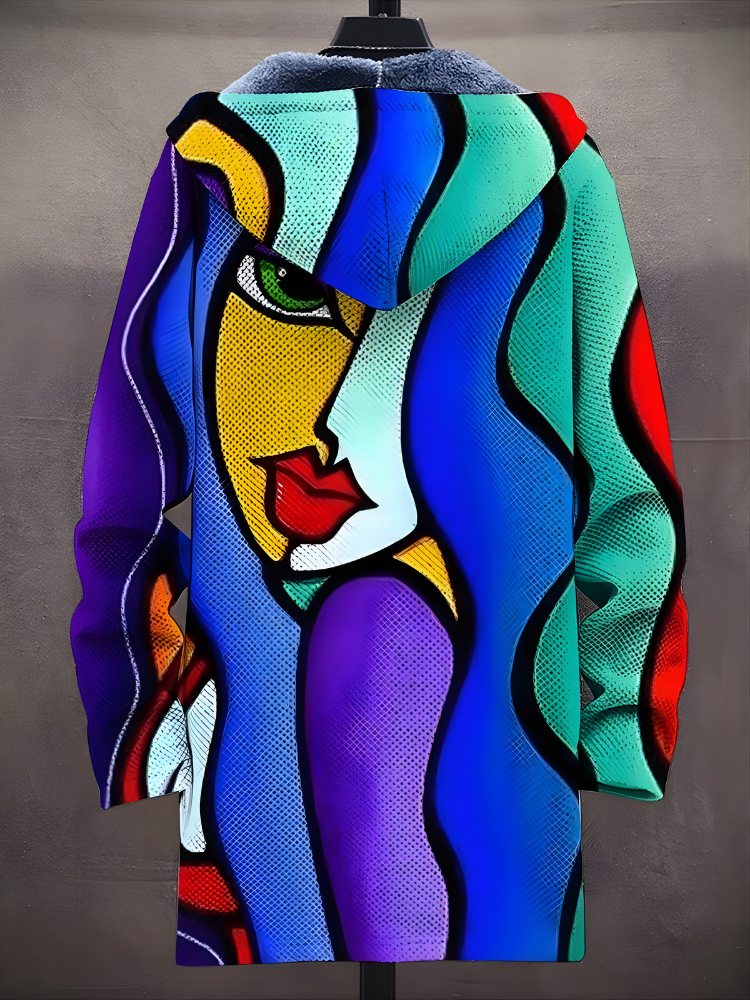 Addison™ - Luxurious Art-Inspired Zip-Up Hoodie