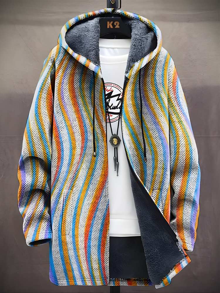 Axel™ - Luxurious Art-Inspired Zip-Up Hoodie