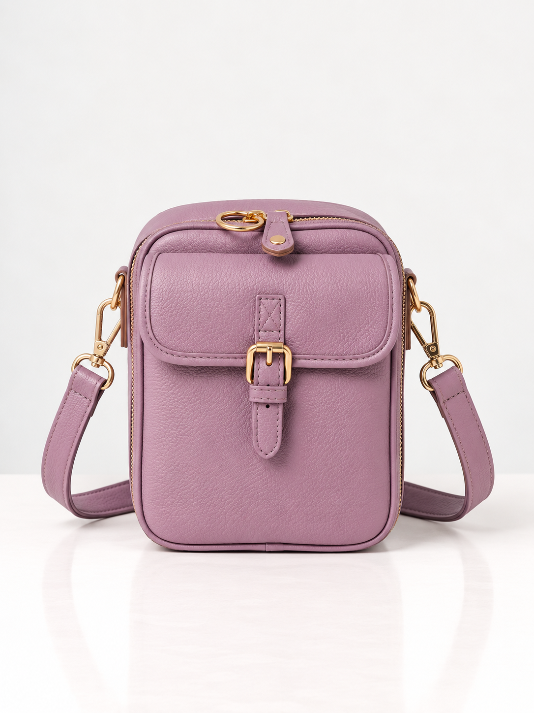 Carolyn – Lavender RFID Organiser Crossbody Bag