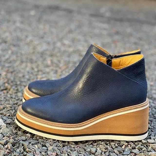 Kamala™ Casual Wedge Ankle Boots