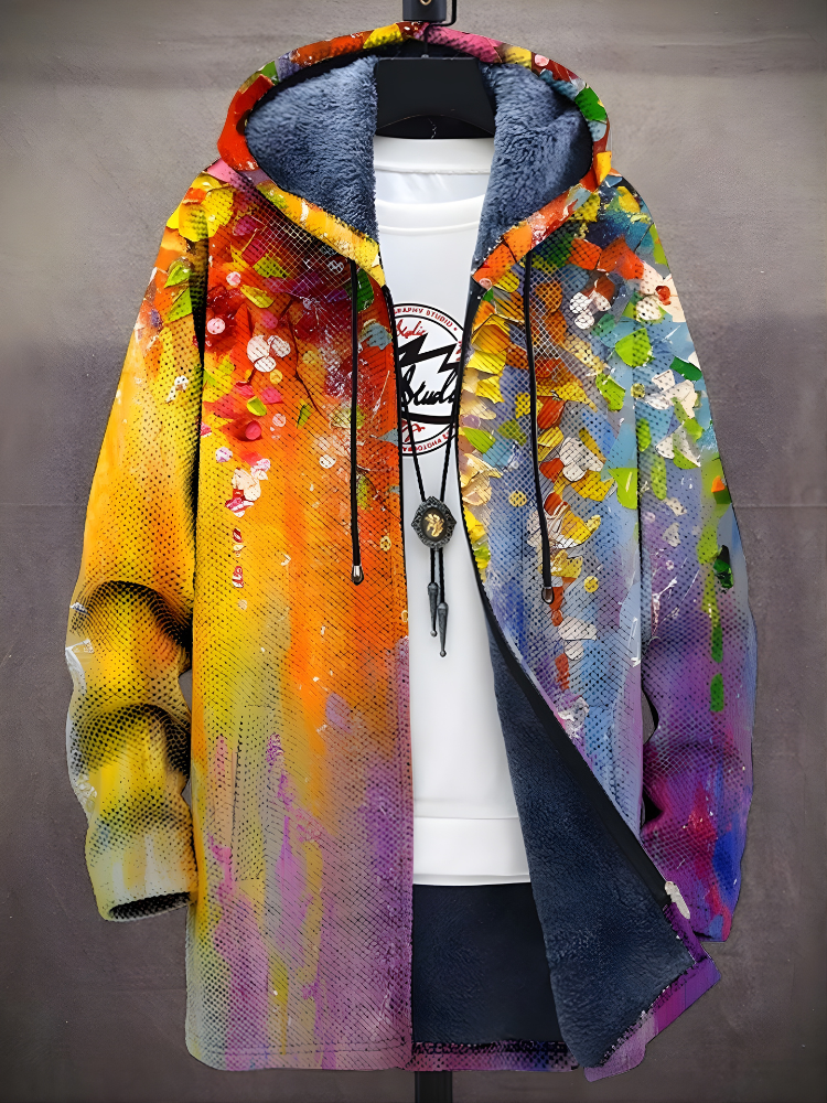 Brielle™ - Luxurious Art-Inspired Zip-Up Hoodie